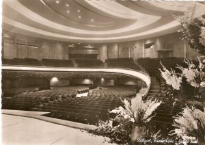 Stuttgart Koncerthaus Grober Saal Germany vintage postcard