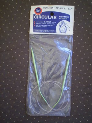 Circular Knitting Needles Boye Aluminum Points Size 8 29 inch