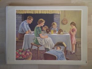 God's Many Gifts Providence Lithograph Vintage Brisley print
