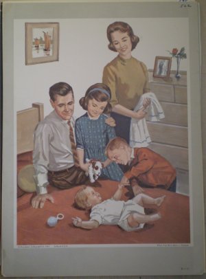 When You Were Born Providence Lithograph 1963 Timmins Print