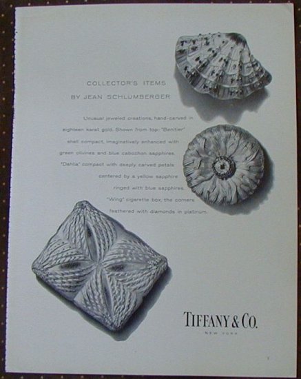 VINTAGE TIFFANY Jean Schlumberger Compact Cigarette Box AD 1960