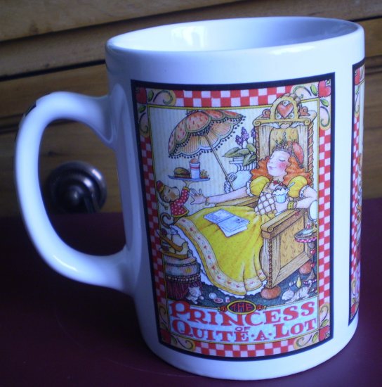 Mary Engelbreit Mug Princess of Quite A Lot Coffee Cup Oz