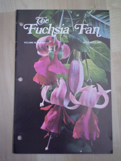 Fuchsia Fan Vol 46 #11 November 1986 Magazine