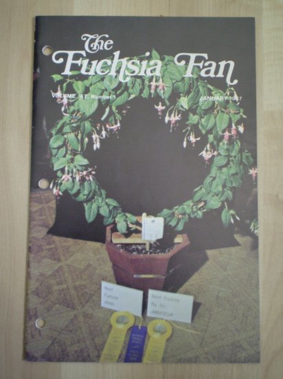 Fuchsia Fan Vol 47 #1 January 1987 Magazine