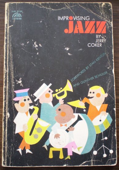 Improvising Jazz Jerry Coker 1964 Book Prentice Hall S-89
