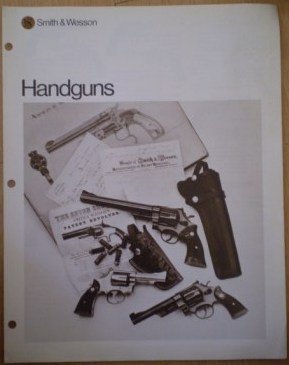 Smith Wesson Handguns Catalog Brochure Leaflet 01-1174-12