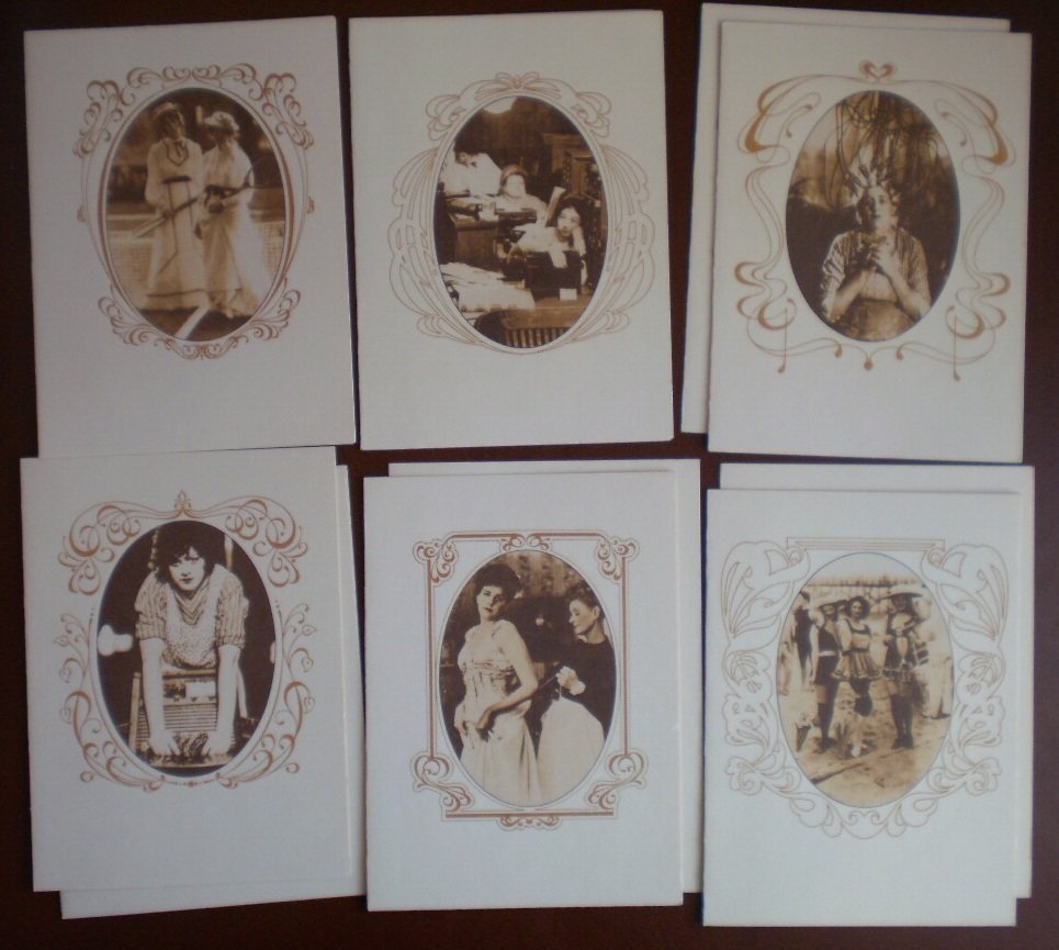 Virginia Slims Collection Note Cards Blank Sepia Photos Lot 10