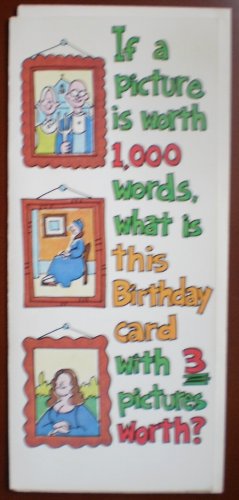 Birthday Card Vintage Amberley Greeting Hi 1982 Picture 1000 Words