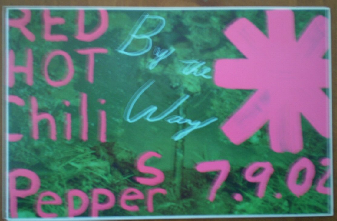 Red Hot Chili Peppers By The Way Sticker 2002