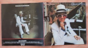 Insert Cover for Elton John Greatest Hits No CD
