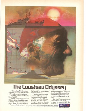 Vintage Ad Arco Atlantic Richfield Company Cousteau Odyssey 1978