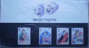 1982 British Theatre GB Royal Mail Mint Stamps 134