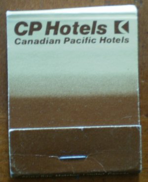 Vintage Matchbook CP Hotels Canadian Pacific Matches
