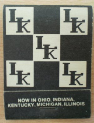 Vintage Matchbook LK Family Restaurant Motel Matches