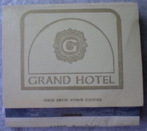 Vintage Matchbook Grand Hotel Anaheim California Matches