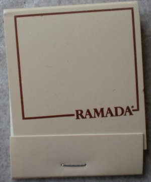 Vintage Matchbook Ramada Inn Beige Matches