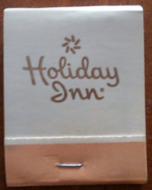 Vintage Matchbook Holiday Inn White Peach Matches