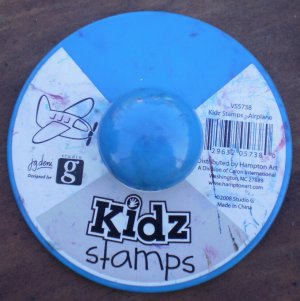 Kidz Stamps Airplane Rubber Stamp 2008 Studio G
