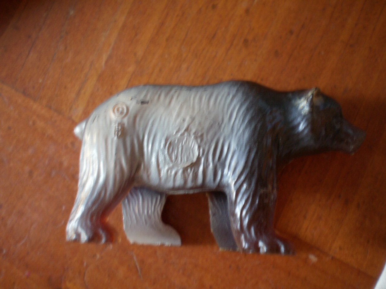 Bergen Bear Vintage USA Brown 2.75 inch Hard Plastic Novelty C