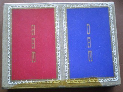 Congress Playing Cards Blue Red Monogram Ham Dam