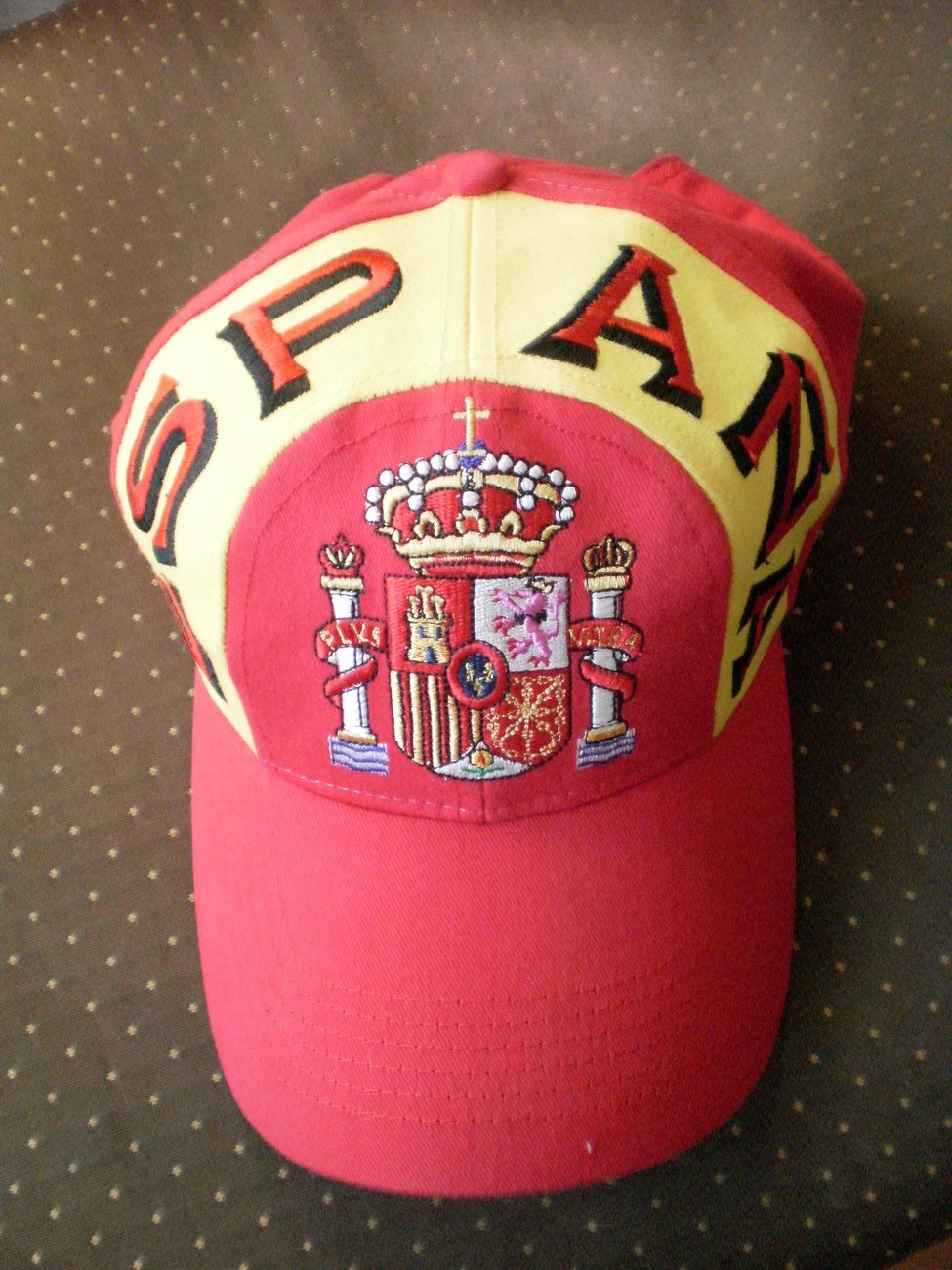Baseball Hat Cap Espana Spain Red Yellow 58cm Royalty