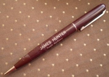 Vintage Mechanical Pencil James Hunter Textile Machinery