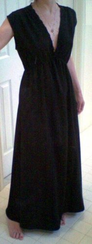 Lace Trimmed Full Length Nightgown - Choose Your Color and Size