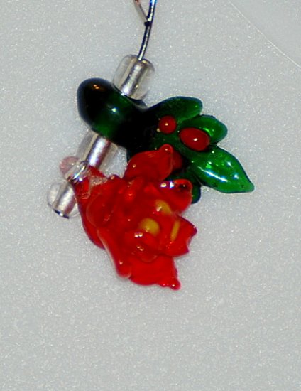 Poinsettia Earrings