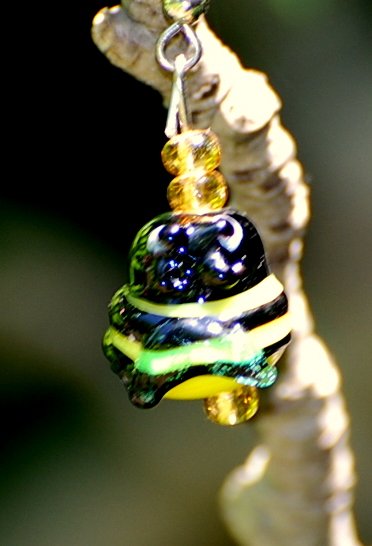 Bumblebee earrings