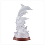 Frost Color Dolphins Figurine