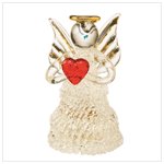 Glass Angel Figurine with LED Light