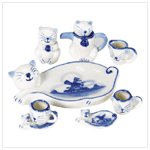 Ceramic Cat Mini Tea Set