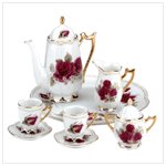 Ceramic Roses Mini Tea Set