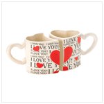 Heart Shaped Mug Duo
