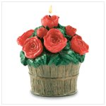 Roses Bucket Candle