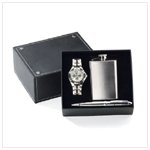 Man's Gift Box Set with Flask