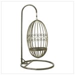 Distressed Iron Garden Swing