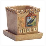 Birds Scrapbook Pots & Cache