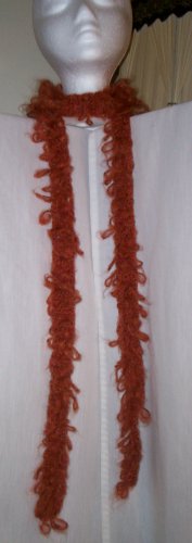 Skinny Orange Scarf