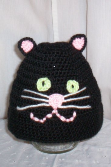 Child's Black Cat Hat