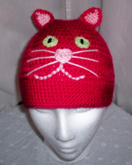 Bright Red Cat Hat