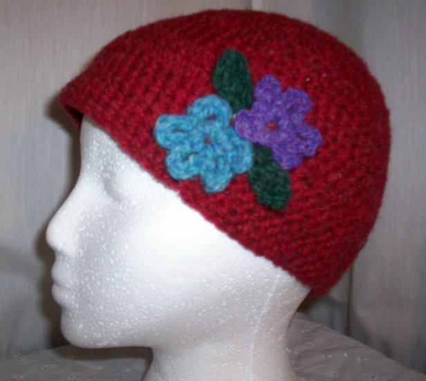 Red Flower Cloche