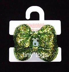 NWT Gymboree Snow Princess Green Glitter Hair Ponies 5