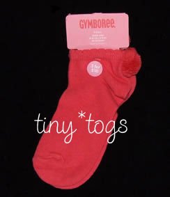 NWT Gymboree Island Getaway Tomato Pom Pom Socks 3 4 3T