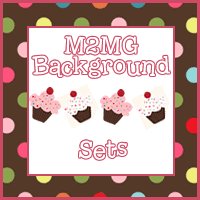 M2MG Cupcake Cutie Background Set for Templates