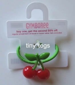 NWT Gymboree Cherry Baby Hair Pony 3 4 5 6 7 New