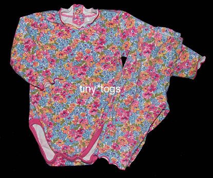 Childrens Place TCP 2pc Pink Floral Outfit Set 3 6 m
