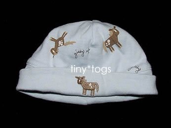 Gymboree E-I-E-I-O Pony Horse Layette Hat Cap 0 3 m