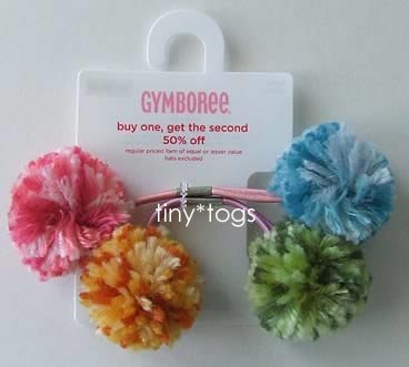 NWT Gymboree Mix N Match Pom Pom Hair Ponies 5 6 7 8 9