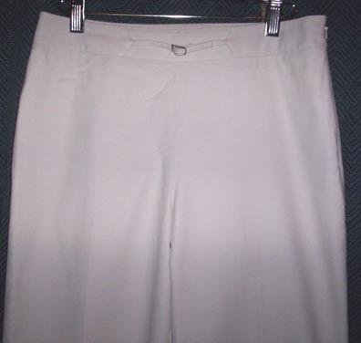 ANN TAYLOR Beige Straight Leg Career Pants Size 4